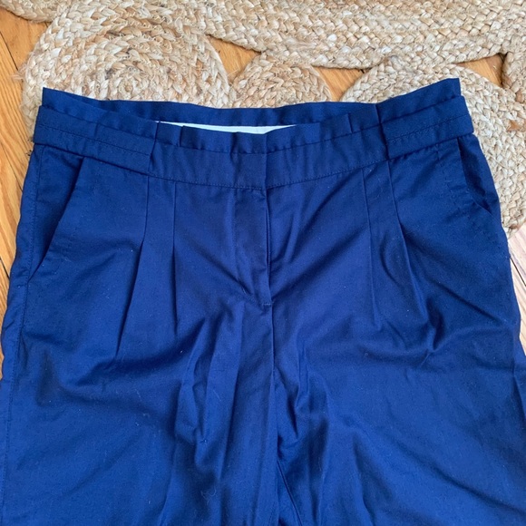 H&M Navy Blue Cropped Dress Pants - Picture 4 of 4